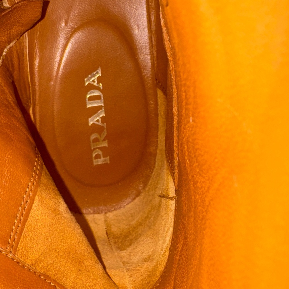 Brown Crocodile Knee-High Boots - Picture 5 of 6